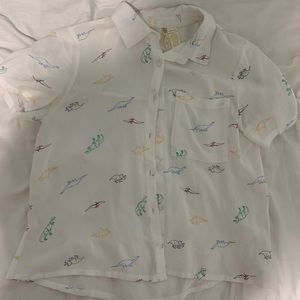 **SOLD** Dinosaur Blouse